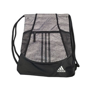adidas 5143952 Alliance II Sackpack Unisex Gray Polyester Drawstring Luggage Bag